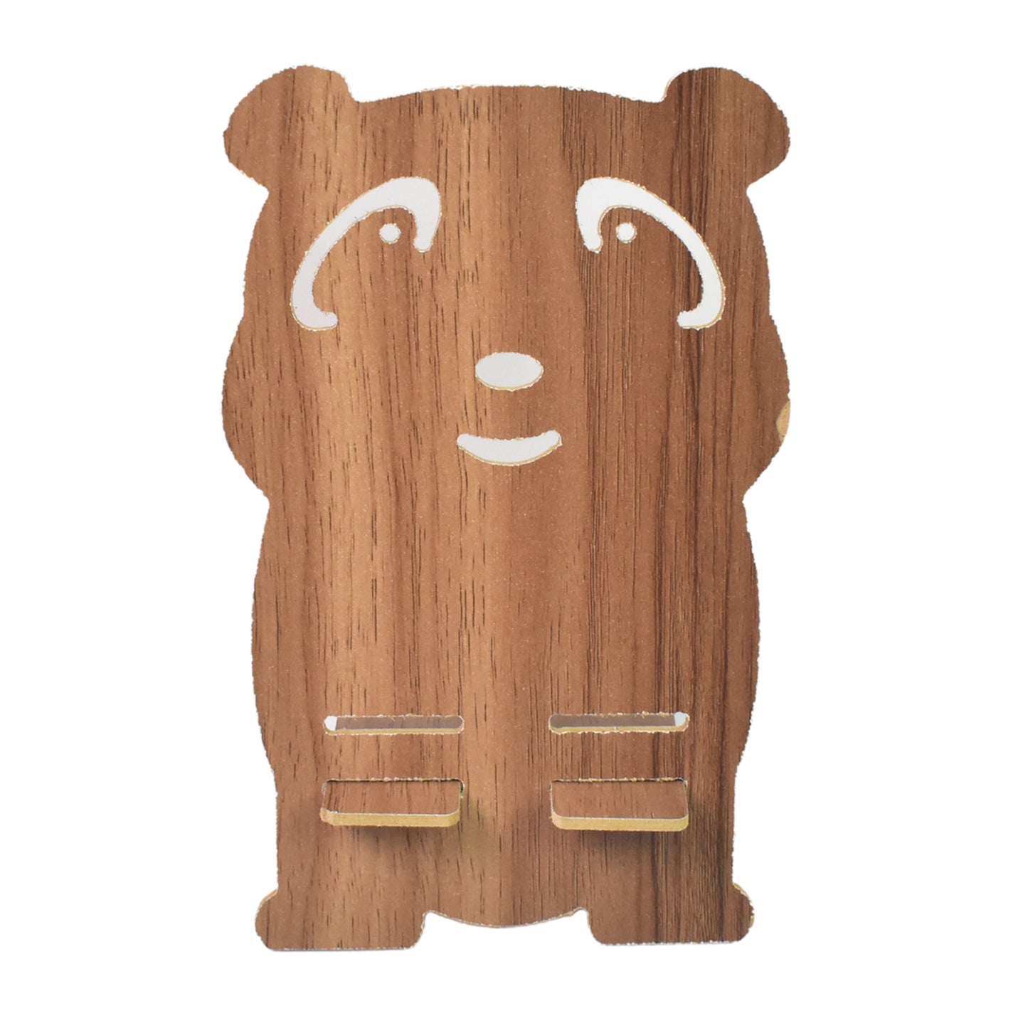 Wooden Cartoon Shape Design Mobile Stand  (1 Pc)